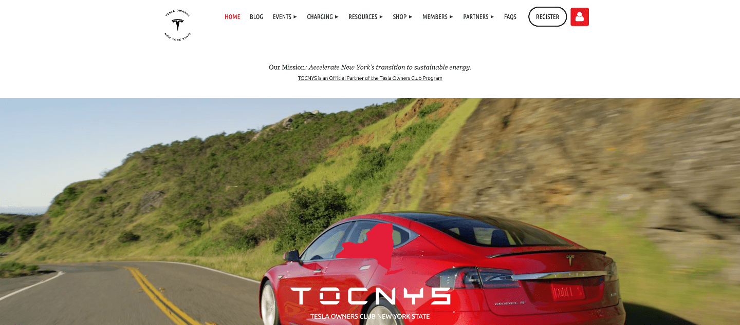 Register On Official Club Website Engage Tesla